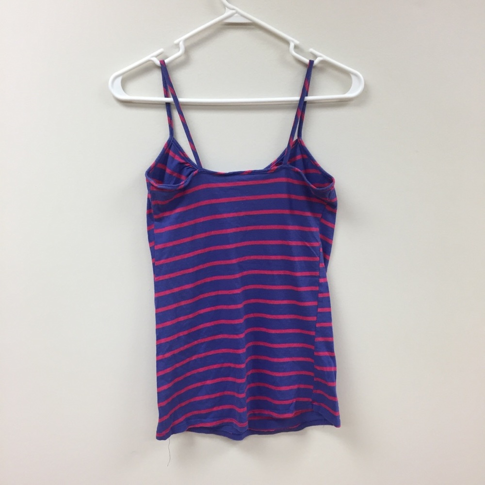 Stripe spaghetti strap tank - Picture 2 of 4